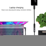 DP 5.0 x 1.0mm to Type-C Female Power Adapter Charger Cable