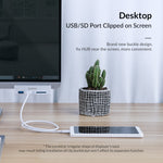 ORICO MH2AC-U3 Clip-type 2 Ports USB3.0 HUB with SD Card Reader