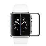 mocolo 0.33mm 9H 3D Round Edge Full Glue Tempered Glass Film (Black), Apple Watch Series 3 38mm, Apple Watch Series 3 42mm