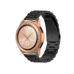 For Xiaomi MI/Huawei Glory S1 Three Beads Stainless Steel Watch Wrist Strap 18mm, Black, Gold, Rose Gold, Colourful, Silver