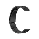 For Xiaomi MI/Huawei Glory S1 Three Beads Stainless Steel Watch Wrist Strap 18mm, Black, Gold, Rose Gold, Colourful, Silver