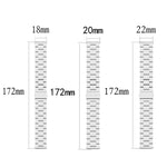 For Xiaomi MI/Huawei Glory S1 Three Beads Stainless Steel Watch Wrist Strap 18mm, Black, Gold, Rose Gold, Colourful, Silver
