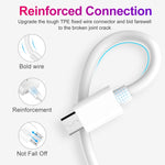 2 in 1 1m USB to Micro USB Data Cable + 30W QC 3.0 4 USB Interfaces Mobile Phone Tablet PC Universal Quick Charger Travel Charger Set, UK Plug, Micro USB Set UK Plug