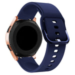 20mm For Huawei Watch GT2 42MM / Amazfit BipS 2 Youth Version Universal Color Buckle Silicone Strap