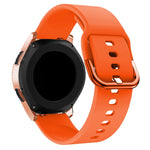 20mm For Huawei Watch GT2 42MM / Amazfit BipS 2 Youth Version Universal Color Buckle Silicone Strap