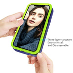 For iPhone 12 Pro Max Wave Pattern 3 in 1 Silicone+PC Shockproof Protective Case, For iPhone 12 Pro Max