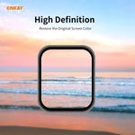 10 PCS ENKAY Hat-Prince 0.2mm 9H Surface Hardness 3D Explosion-proof Aluminum Alloy Edge Full Screen Tempered Glass Screen Film, For Apple Watch 6/5/4/SE 40mm, For Apple Watch 6/5/4/SE 44mm