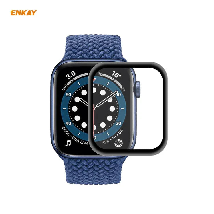 For Apple Watch Series 6/5/4/SE 44mm ENKAY Hat-Prince 3D Full Screen PET Curved Hot Bending HD Screen Protector Film, For Apple Watch Series 6/5/4/SE 44mm
