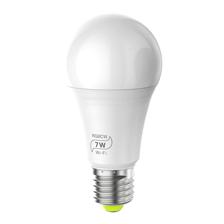 7W  E27 RGBCW WIFI LED smart bulb wireless smart home automation light