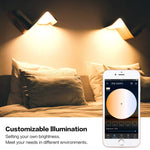 7W  E27 RGBCW WIFI LED smart bulb wireless smart home automation light