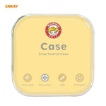 2 in 1 ENKAY Hat-Prince Transparent Soft TPU Case + 0.2mm 9H 2.15D Curved Edge Tempered Glass Film, For Samsung Galaxy Watch 3 45mm