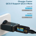 LZ-023 18W QC 3.0 USB Portable Travel Charger + 3A USB to Micro USB Data Cable, EU Plug, Micro USB Data Cable, EU Plug