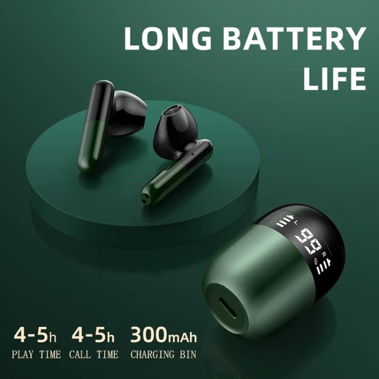 J28 TWS Wireless Bluetooth Earphones LED Digital Display HIFI Music Sport Earphone