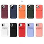 TPU + Flannel Lining Shockproof  Case with Card Slots, For iPhone 11, For iPhone 11 Pro
