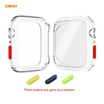 ENKAY Hat-prince Full Coverage TPU Case + Tempered Glass Protector for Apple Watch Series 6 / 5 / 4 / SE 40mm, For Apple Watch Series 6 / 5 / 4 / SE 40mm