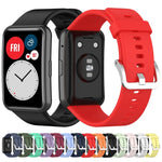 For Huawei Watch Fit smart Watch Silicone Strap TIA-B09 Silicone Strap