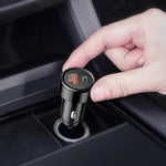 TE-P31 PD 20W USB-C / Type-C + QC3.0 18W USB Fast Car Charger