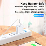 PD20W USB-C / Type-C to 8 Pin PD Fast Charging Sync Data Cable for iPhone 13 / 12 Series, 1m, 1.5m, 2m