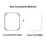 ENKAY Hat-Prince PC Frame + Full Coverage PMMA HD Screen Protector Film for Apple Watch Series 7 45mm