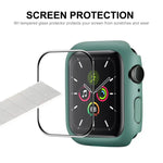 ENKAY Hat-Prince PC Frame + Full Coverage PMMA HD Screen Protector Film for Apple Watch Series 7 45mm