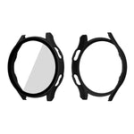 ENKAY Hat-Prince Full Coverage PC Frame + Tempered Glass Protector Composite Case for Samsung Galaxy Watch4 44mm