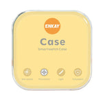 ENKAY Hat-Prince Full Coverage PC Frame + Tempered Glass Protector Composite Case for Samsung Galaxy Watch4 44mm