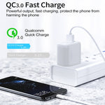 CS-20W Mini Portable PD3.0 + QC3.0 Dual Ports Fast Charger with 3A Type-C to Type-C  Data Cable, Charger + Type-C to Type-C Cable