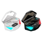 TWS-Y04 Bluetooth 5.0 TWS Binaural True Stereo Touch Control Gaming Earphone with LED Charging Case