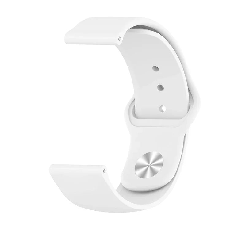 Monochrome Silicone Strap for Apply Samsung Galaxy Watch Active 20mm