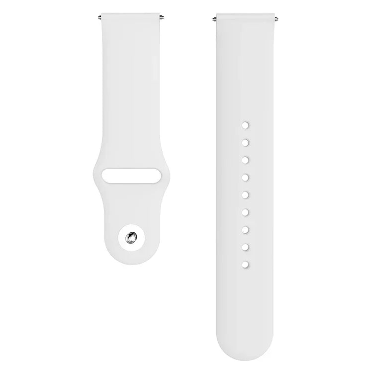 Monochrome Silicone Strap for Apply Samsung Galaxy Watch Active 20mm