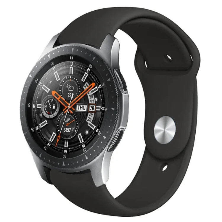 Monochrome Silicone Strap for Apply Samsung Galaxy Watch Active 22mm