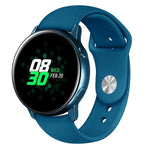 Monochrome Silicone Strap for Apply Samsung Galaxy Watch Active 22mm