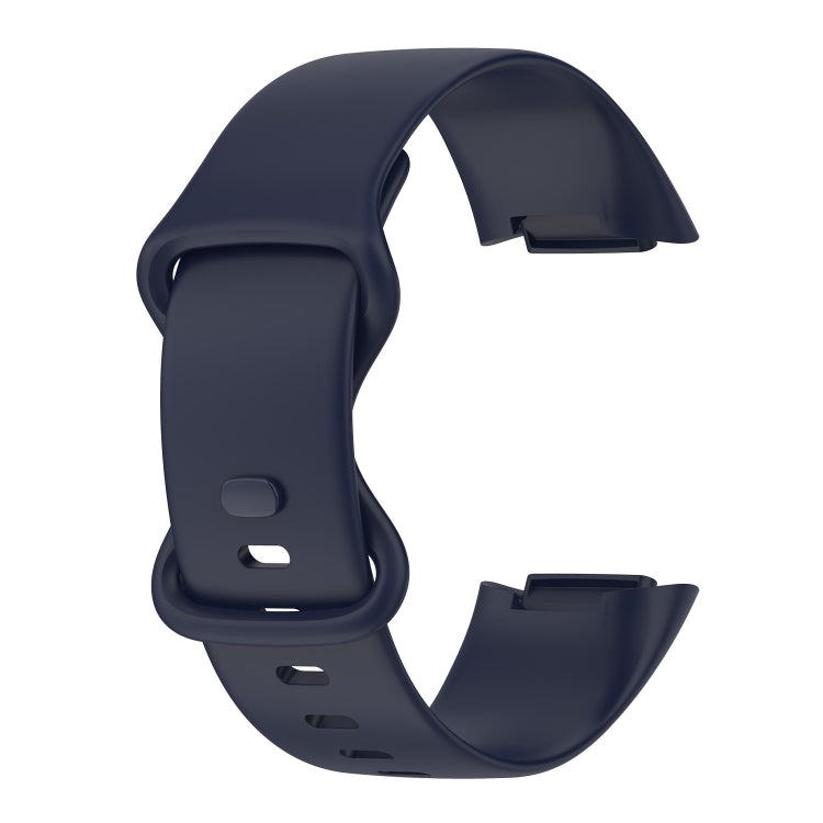 For Fitbit Charge 5 Monochromatic Silica Gel To Replace Watch Strap, Size：Large Size, Size: Small Size