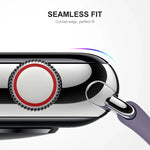 ENKAY Hat-Prince 3D Curved Edge Full Coverage Full Tempered Glass HD Screen Protector Film For Apple Watch Series 9 / 8 / 7 41mm, 1 PC, 2 PCS, 5 PCS, 10 PCS