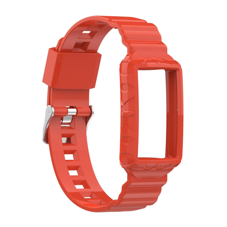 Silicone One Body Armor Watch Strap, For Fitbit Charge 5, For Fitbit Charge 4, For Fitbit Charge 4 SE, For Fitbit Charge 3 SE, For Fitbit Charge 3