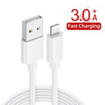 CA-25 QC3.0 USB 3A Fast Charger with USB to 8 Pin Data Cable, AU Plug, AU Plug + 8 Pin Cable