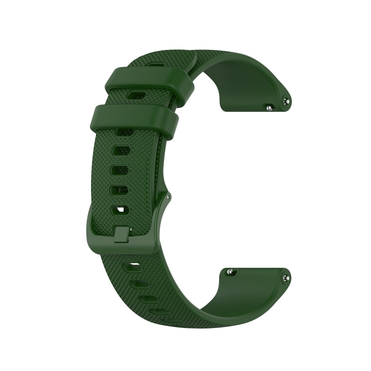 20mm Checkered Silicone Strap, For Samsung Galaxy Watch 4 40mm / 44mm, For Samsung Galaxy Watch 4 Classic 42mm / 46mm, For Samsung Galaxy Watch 3 41mm, For Samsung Galaxy Watch Active 2 40mm / 44mm