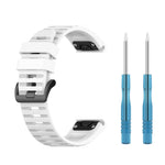 22mm Solid Color Silicone Quick Release Strap,, For Garmin Fenix 7 / EPIX