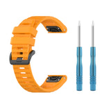 22mm Solid Color Silicone Quick Release Strap,, For Garmin Fenix 7 / EPIX