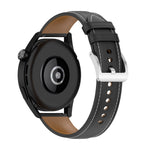 Calf Texture Sewing Thread Watchband, For Samsung Galaxy Watch 3 45mm, For Samsung Galaxy Watch 46mm, For Samsung Galaxy Gear S3 Classic / Gear S3 Frontier