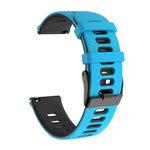 20mm Mixed-Color Silicone Strap, For Samsung Galaxy watch 42mm, For Samsung Gear sport