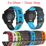 20mm Mixed-Color Silicone Strap, For Samsung Galaxy watch 42mm, For Samsung Gear sport