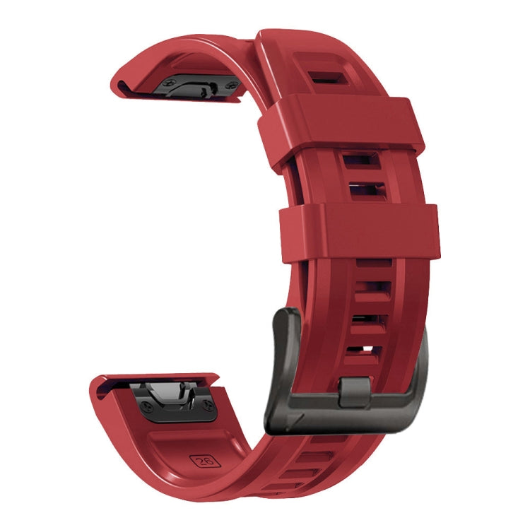 26mm Silicone Sport Pure Color Strap, For Garmin Fenix 7X, For Garmin Fenix 6X, For Garmin Fenix 6X Pro