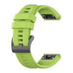 22mm Silicone Solid Color Watch Band, For Garmin Fenix 6, For Garmin Fenix 6 Pro, For Garmin Fenix 5