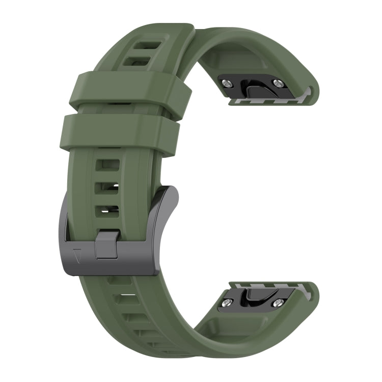 20mm Silicone Solid Color Watch Band, For Garmin Fenix 7S, For Garmin Fenix 7S Solar, For Garmin Fenix 7S Sapphire Solar