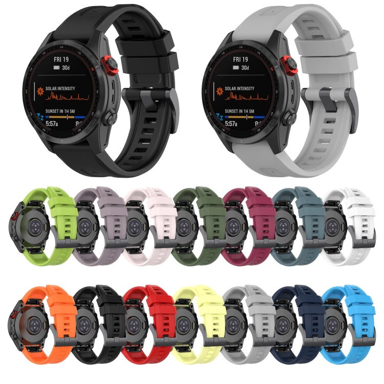 20mm Silicone Solid Color Watch Band, For Garmin Fenix 5S, For Garmin Fenix 5S Plus