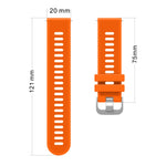 20mm Silicone Twill Watch Band, For Samsung Galaxy Watch 3 41mm, For Samsung Galaxy Watch Active 2 40mm, For Samsung Galaxy Watch Active 2 44mm, For Samsung Galaxy Watch Active 40mm