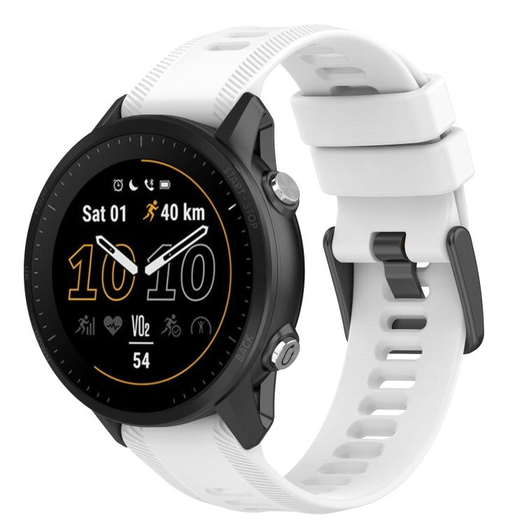 22mm Solid Color Silicone Watch Band, For Garmin Forerunner 955, For Garmin Descent G1, For Garmin Instinct 2, For Garmin Instinct