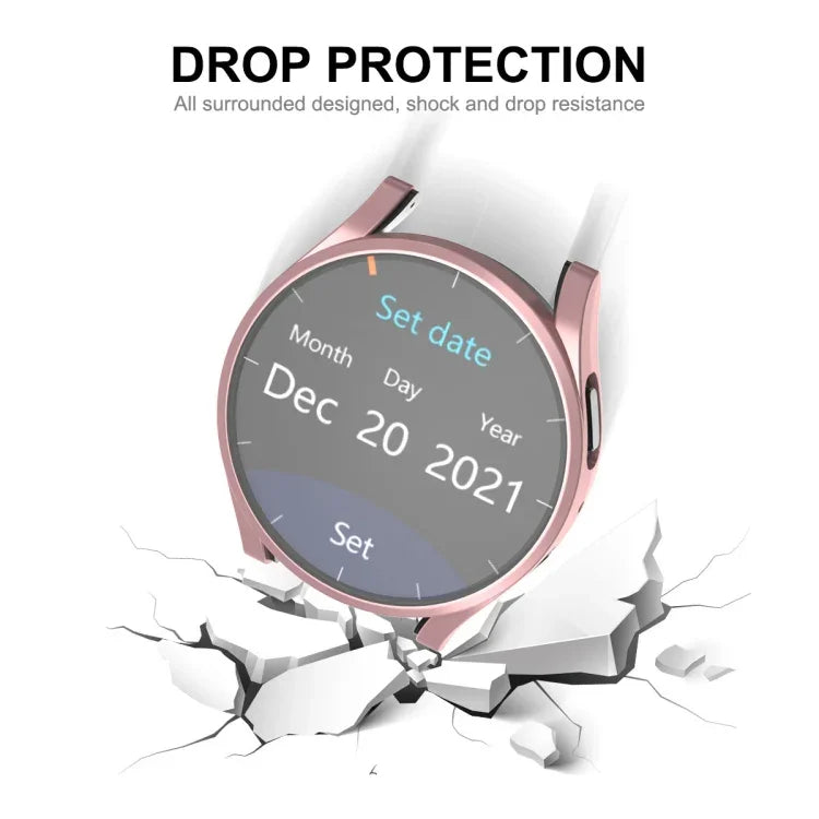For Samsung Galaxy Watch5 44mm ENKAY Hat-Prince Full Coverage Electroplated Soft TPU Case