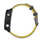 20mm Two-Color Silicone Watch Band, For Samsung Galaxy Watch 5 Pro  45mm, For Samsung Galaxy Watch 4 40mm